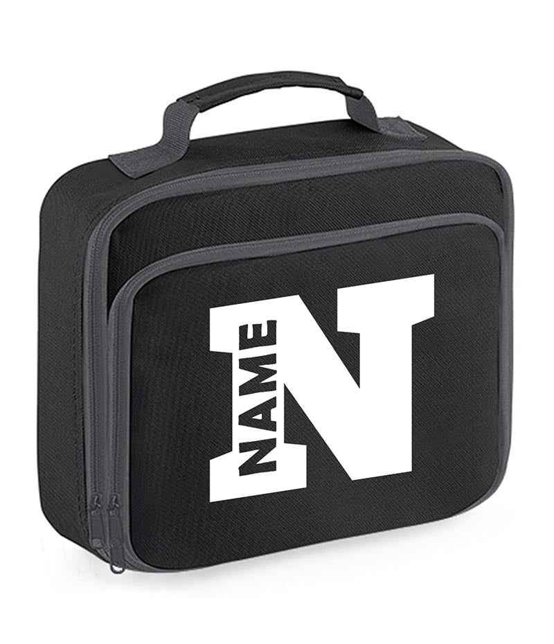 Personalised Name Lunch Bag Boys Girls Insulated Children School Dinner Box