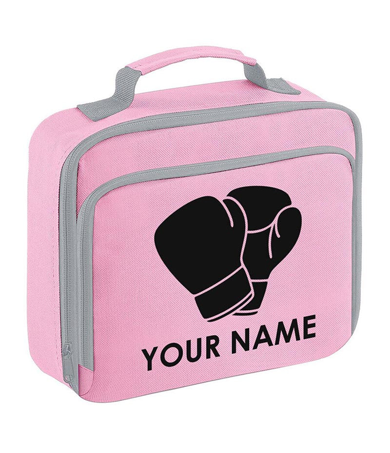 Personalised School Lunch Bag Boxing Insulated Snack Box Boys Girls Kids Gift