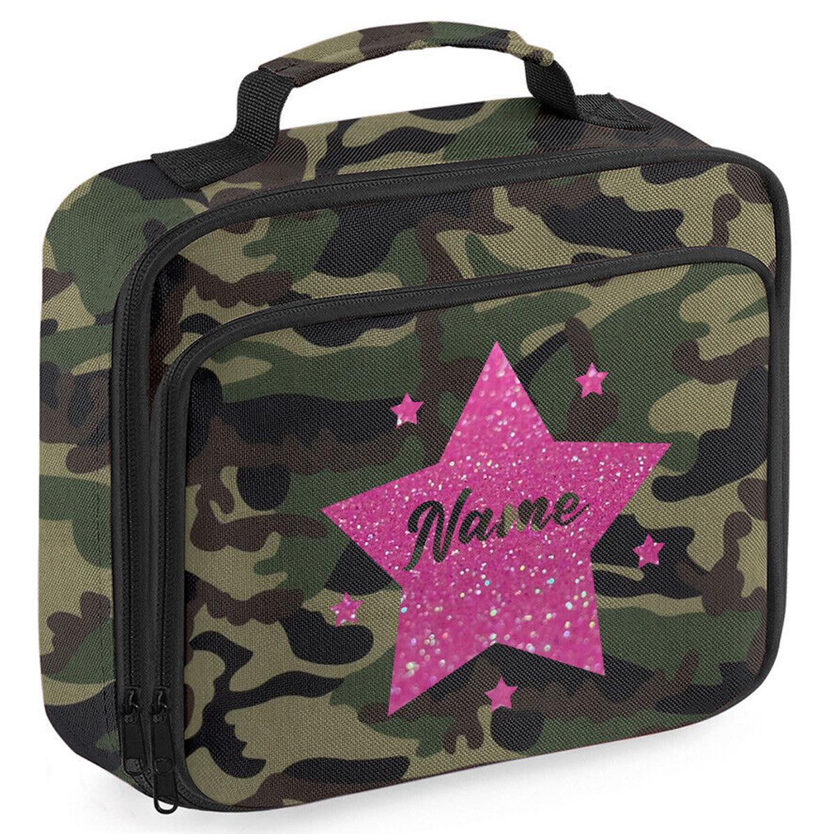 Personalised School Lunch Bag Insulated Snack Box Childrens Star Boys Girls Gift