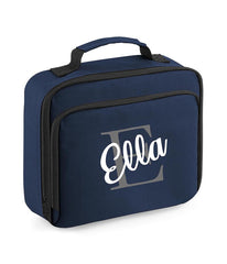 Personalised Initial Lunch Bag Boys Girls Insulated Children School Dinner Box