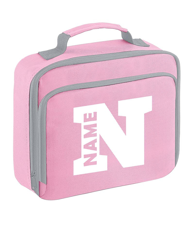 Personalised Name Lunch Bag Boys Girls Insulated Children School Dinner Box
