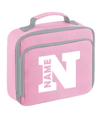 Personalised Name Lunch Bag Boys Girls Insulated Children School Dinner Box