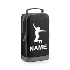 Personalised Gymnastics Dancing Girl Boot Bags Sports School PE Accessories Bag