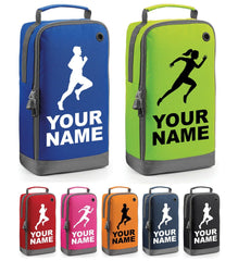 PROSPO PERSONALISED RUNNING BOOT BAG BOYS MENS RUNNER GIRLS LADIES SHOE BAG JOG