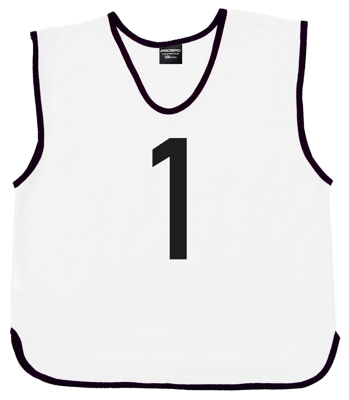 Personalised Custom Front and Back Football Bibs with Numbers